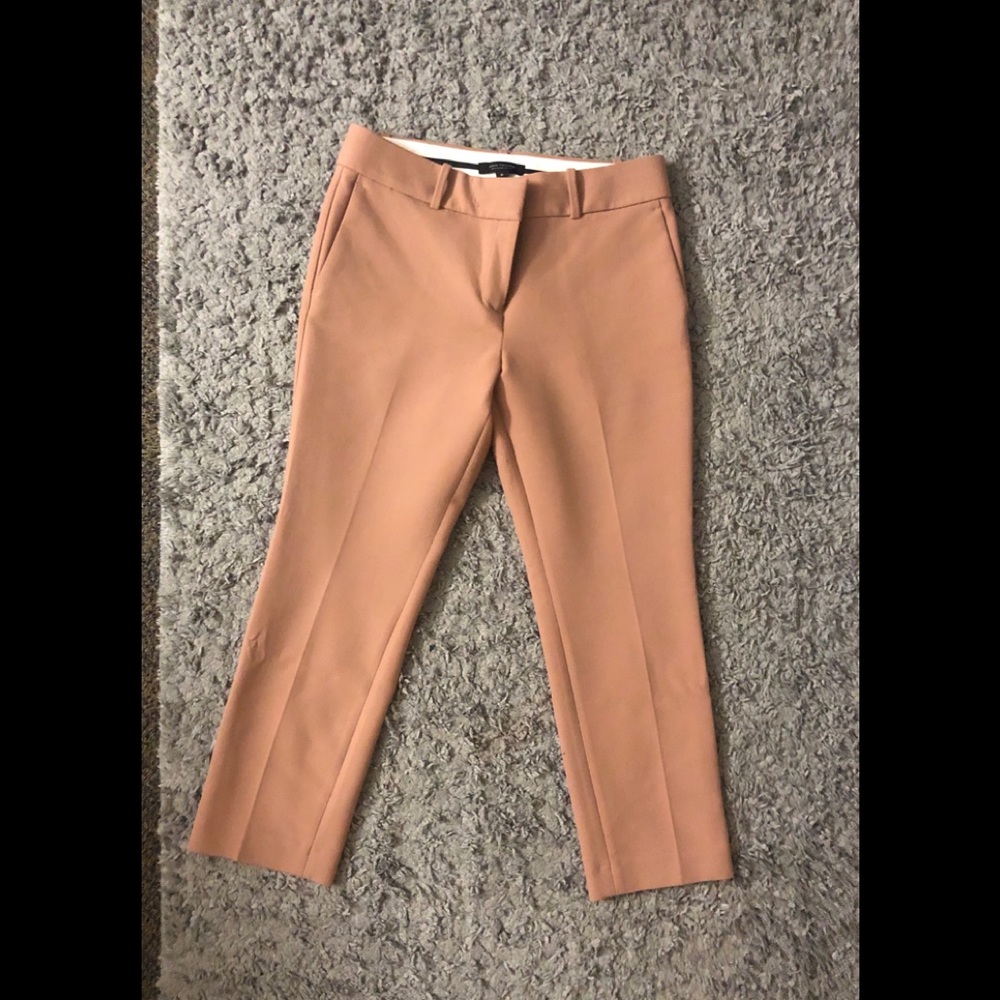 Ann Taylor 8 Petite Devin-Fit Blush Dress Pants
